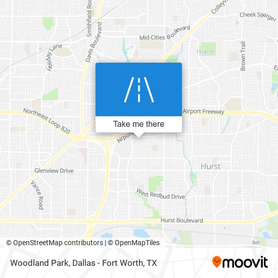 Woodland Park map