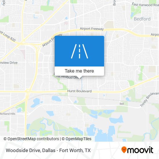 Woodside Drive map