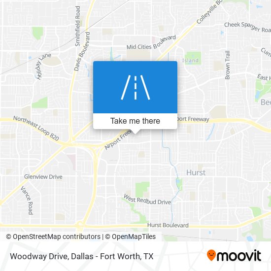 Woodway Drive map