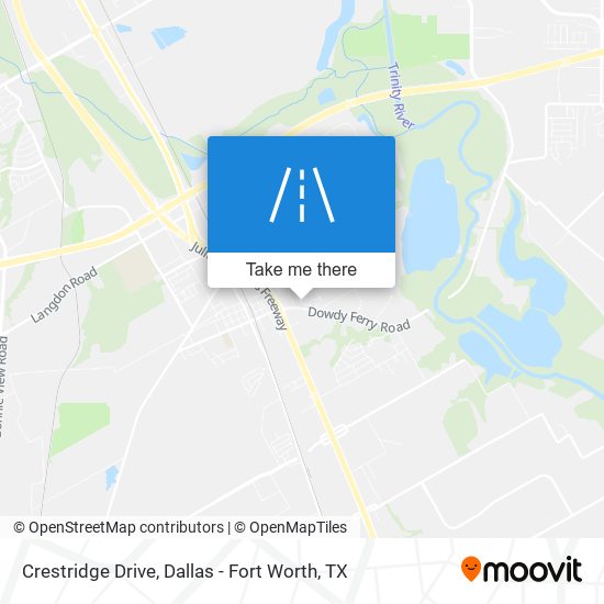 Mapa de Crestridge Drive