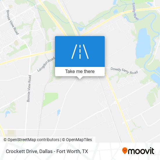 Mapa de Crockett Drive