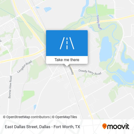 Mapa de East Dallas Street