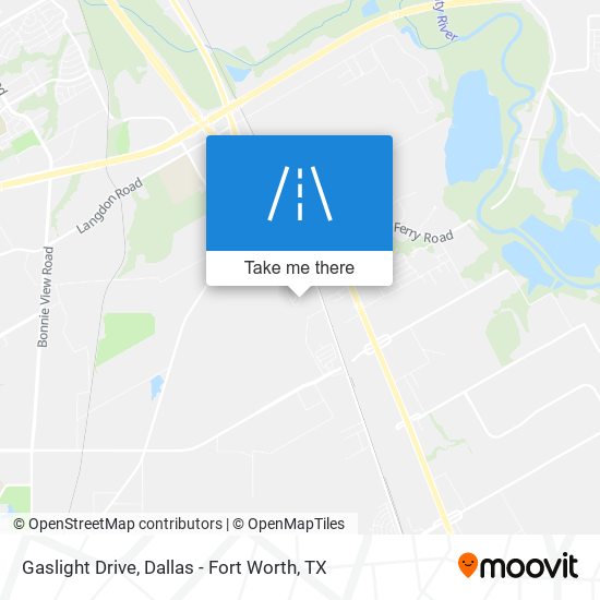 Gaslight Drive map