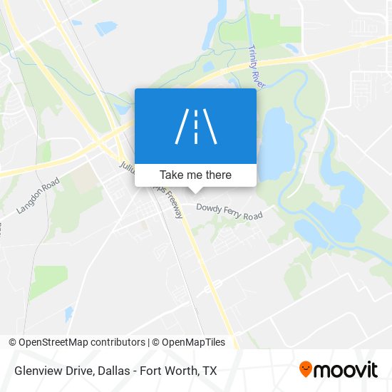 Glenview Drive map