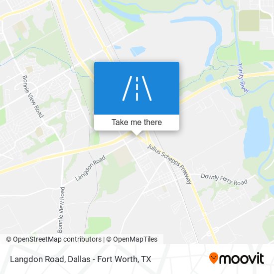 Mapa de Langdon Road