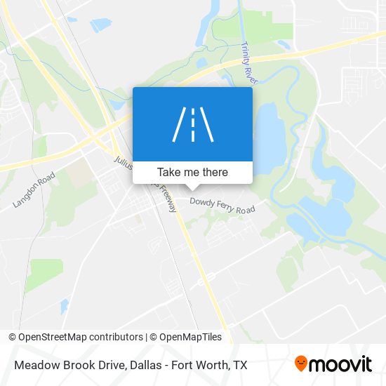 Meadow Brook Drive map
