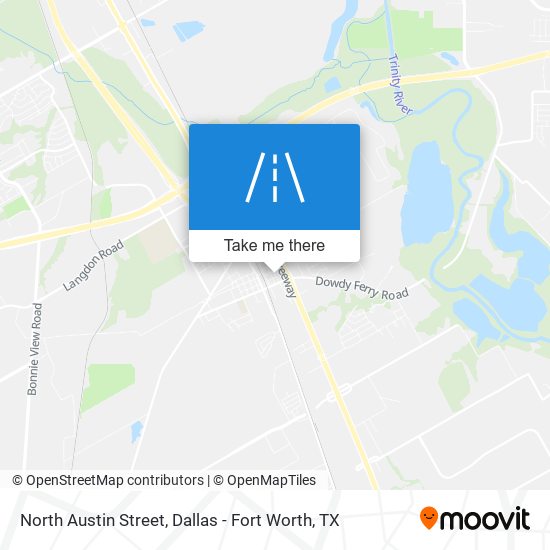 North Austin Street map