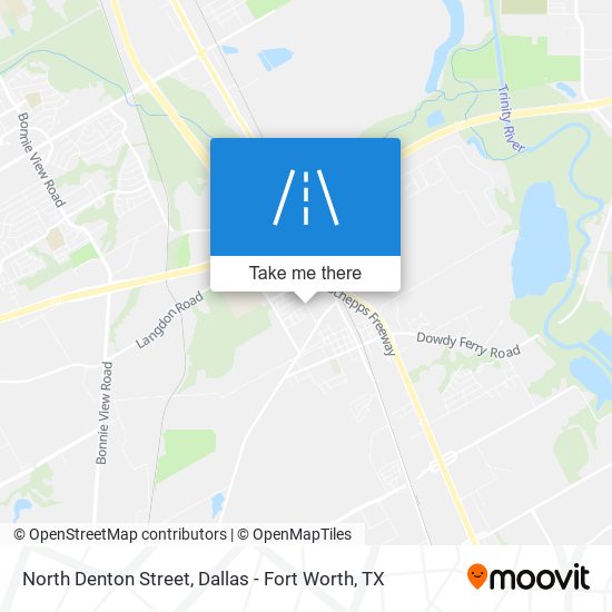 North Denton Street map