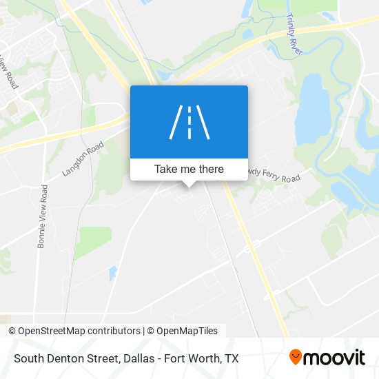 South Denton Street map