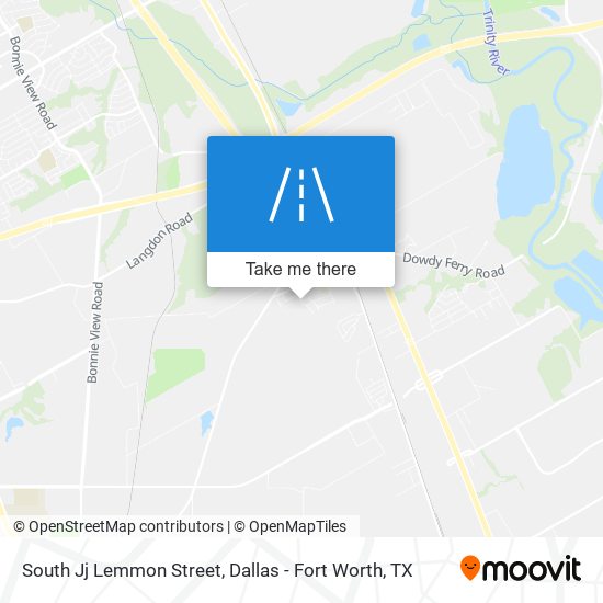 South Jj Lemmon Street map