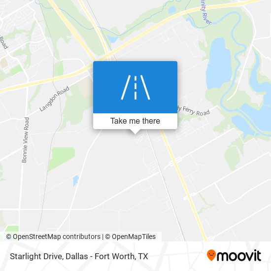 Starlight Drive map