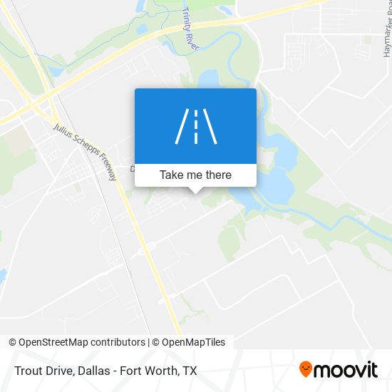 Trout Drive map