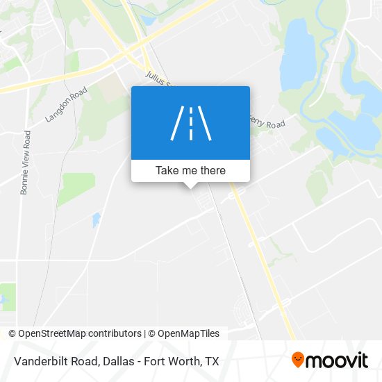 Vanderbilt Road map