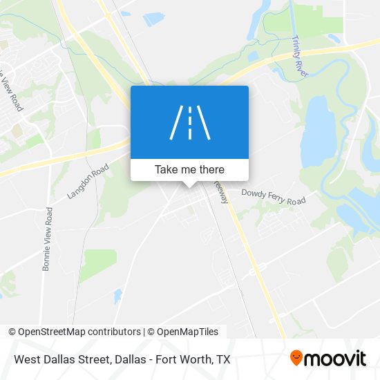 Mapa de West Dallas Street