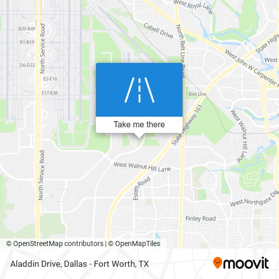 Aladdin Drive map