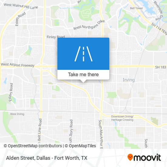 Mapa de Alden Street
