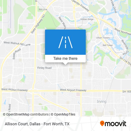 Mapa de Allison Court