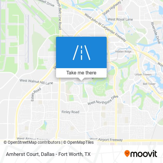 Mapa de Amherst Court