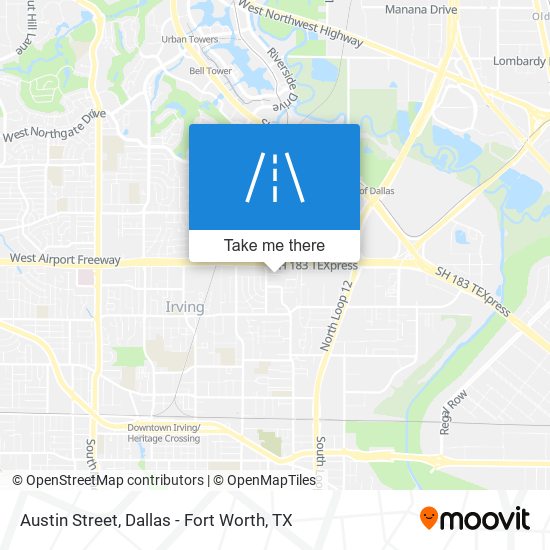 Austin Street map