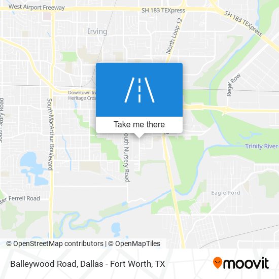 Balleywood Road map