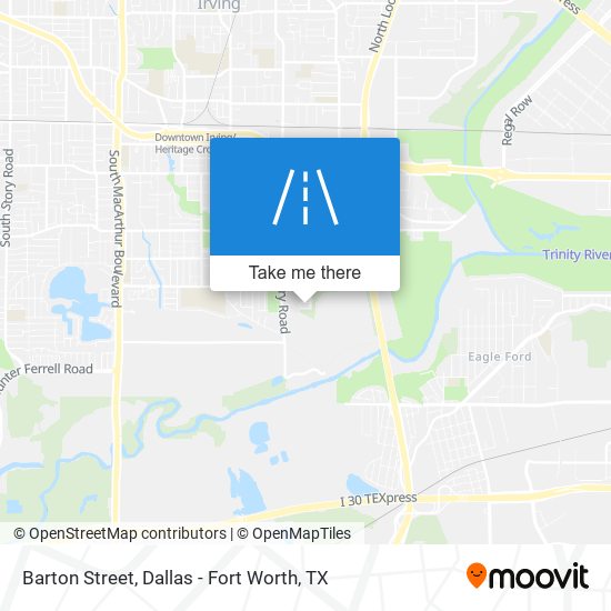 Mapa de Barton Street