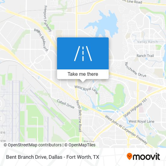 Mapa de Bent Branch Drive