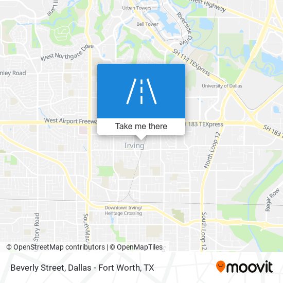 Mapa de Beverly Street