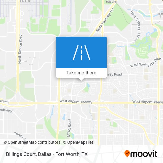 Billings Court map