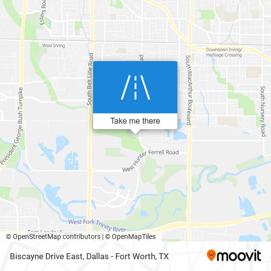 Mapa de Biscayne Drive East