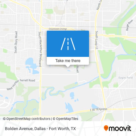 Bolden Avenue map