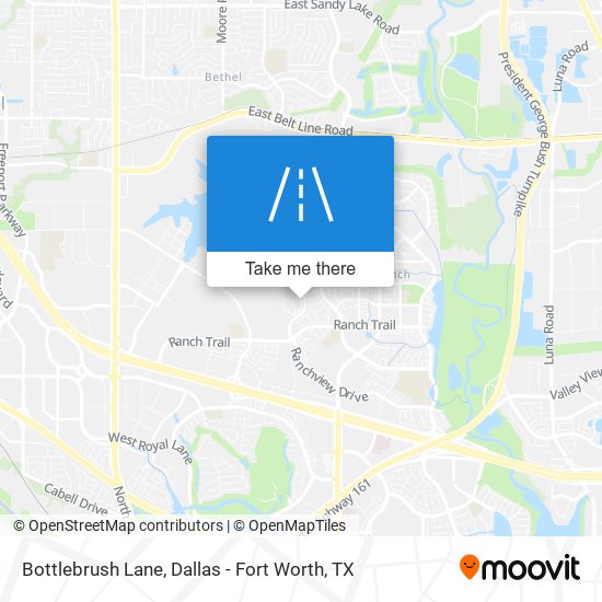 Bottlebrush Lane map