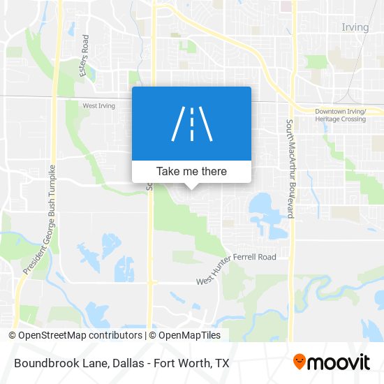 Mapa de Boundbrook Lane