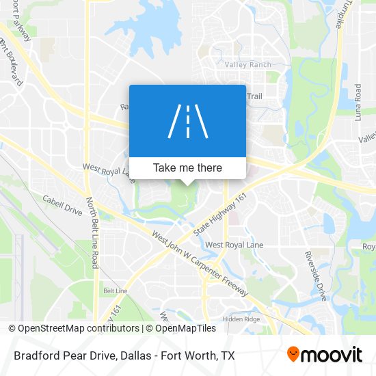 Bradford Pear Drive map