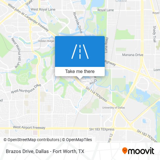 Mapa de Brazos Drive