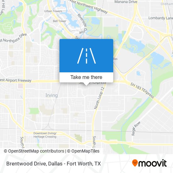 Brentwood Drive map