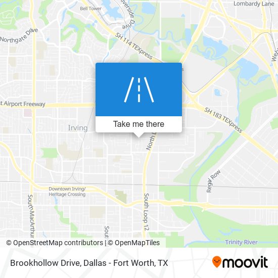 Mapa de Brookhollow Drive