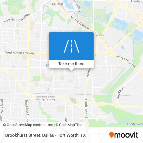 Brookhurst Street map