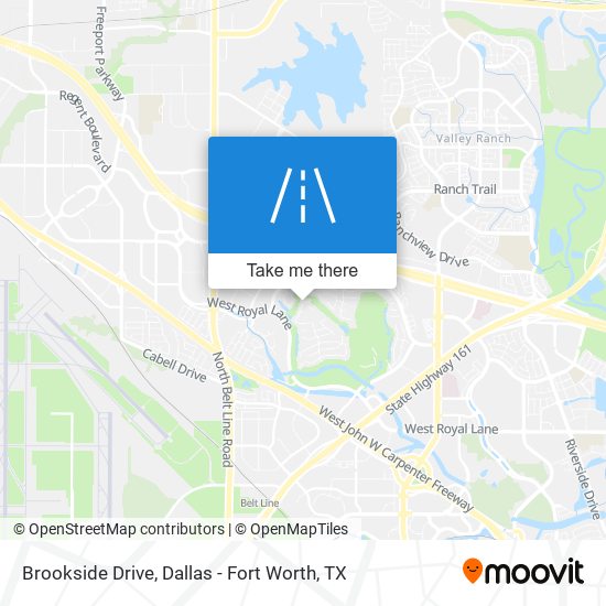 Brookside Drive map