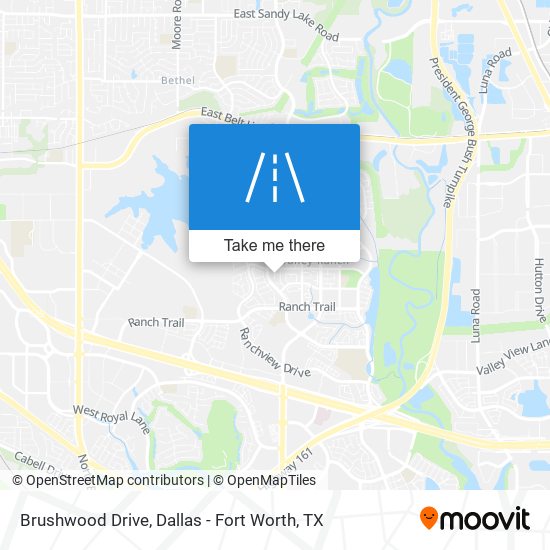Brushwood Drive map
