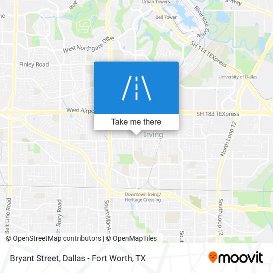 Mapa de Bryant Street