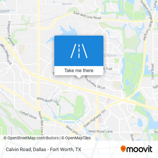 Calvin Road map
