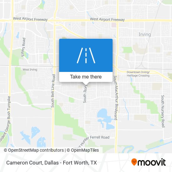 Cameron Court map