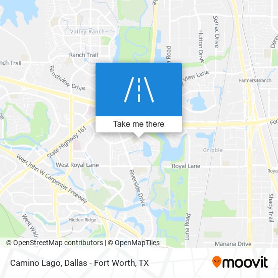 Camino Lago map