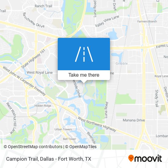 Campion Trail map