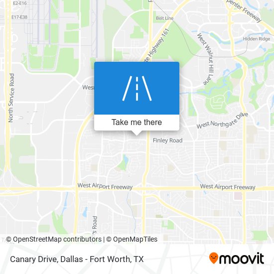 Canary Drive map
