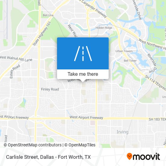 Carlisle Street map