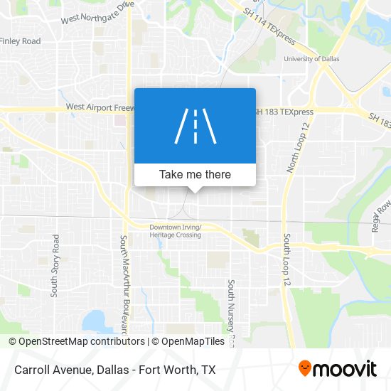 Mapa de Carroll Avenue