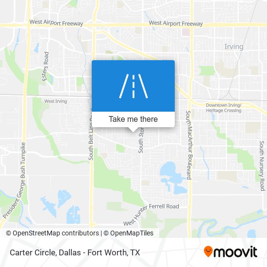 Carter Circle map