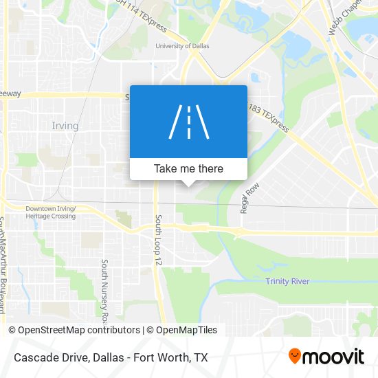 Cascade Drive map
