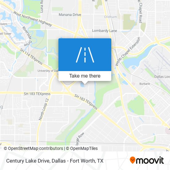 Century Lake Drive map